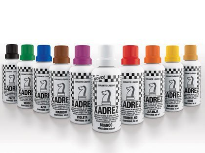 Corante Liquido Xadrez 50Ml Preto